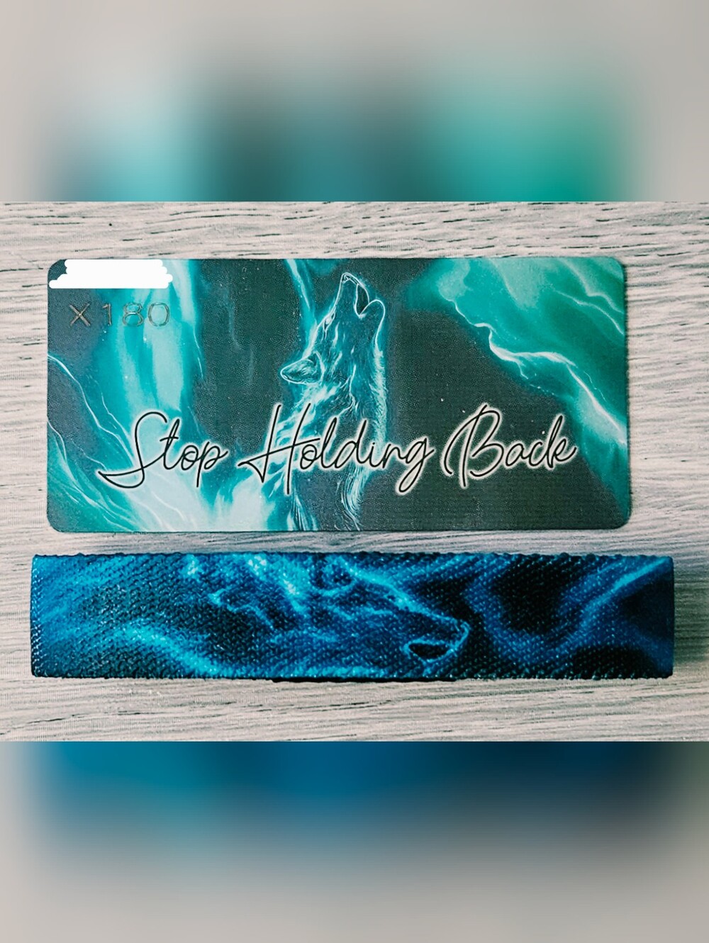 ZOX "STOP HOLDING BACK" #X180 1st Edition HOWL INTERACTIVE COLLECTIBLE WRISTBAND